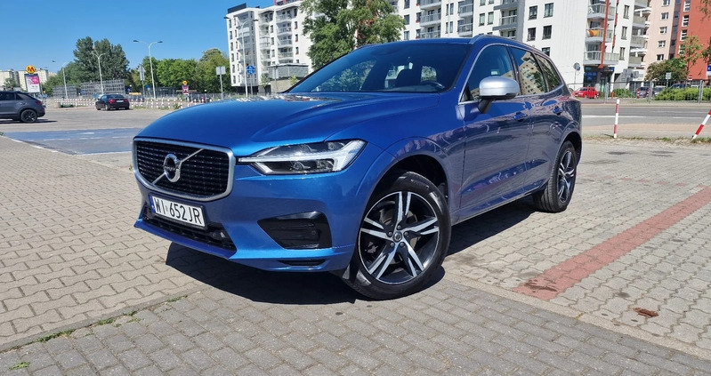 Volvo XC 60 cena 136000 przebieg: 99000, rok produkcji 2019 z Warszawa małe 301